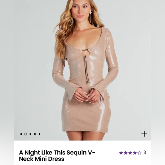 A NIGHT LIKE THIS - SEQUIN DRESS - Picture 2 of 4